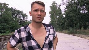 Train station tease and POV fuck with Denny and Antonin