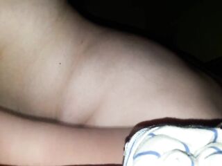 POV Real homemade screw large butt wife with hirsute twat