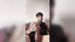 Solo onanism POINT OF VIEW after gym cum-shot final