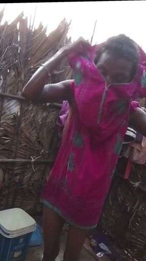 Desi Village Aunty Bathroom Water Sumathi