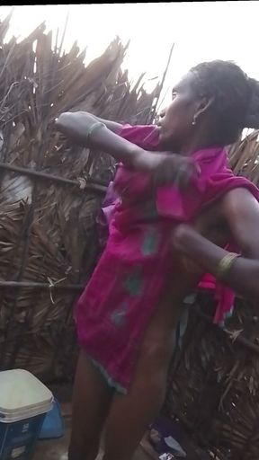Desi Village Aunty Bathroom Water Sumathi