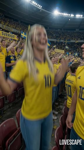 Swedish Babe Blowjob In Stadium After Win (AI)
