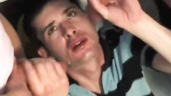 Amateur guys blowjob bukkake and piss party