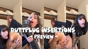 Buttplug Insertions with Silk Shadows