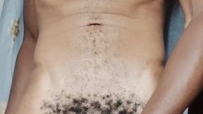 Hot cumshot &mdash;  man moans as he shoots
