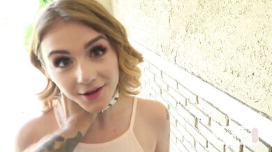 Blonde Rosalyn Sphinx Gets Raw With Her Rough Hookup’s Cock!