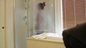 ”Big Boobed brunette teen teases”