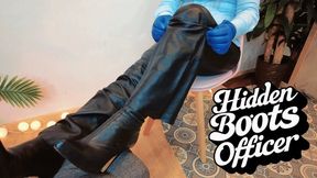 Hiden boots officer