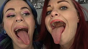 Catherine & Nicole Foxx Battle For Best Tongue On Ginary's Feet (HD 1080p MP4)