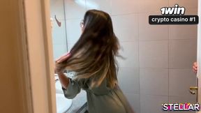 Brazilian Big Ass Choked Gushed in Sink Swap Fuck Destroyed Cum Dripping