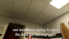 Nude walk in Public basement