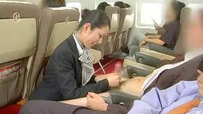 Airline Adventure 2 - Episode 8: Busty Stewardess Seduces Passenger