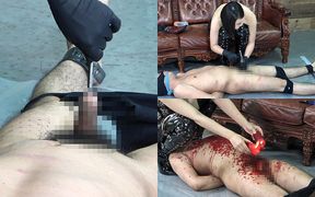 Urethra Bougie and Dick Hot Wax, Female Investigator Punishes Villain to Make Him Reflect on His Past Crimes