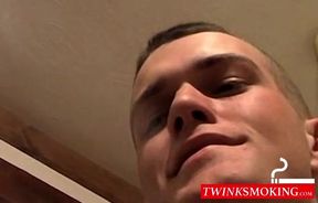 Smoking Twink threesome ecstasy full of anal and throatfucks
