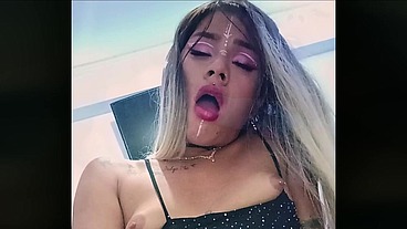 TS Angelique Monroe - Orgasm Face Compilation