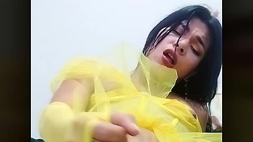 TS Angelique Monroe - Orgasm Face Compilation