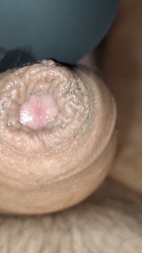 The cock itself cums , the sperm flies out , the cock twitches, the buzz is strong!   Clip 1