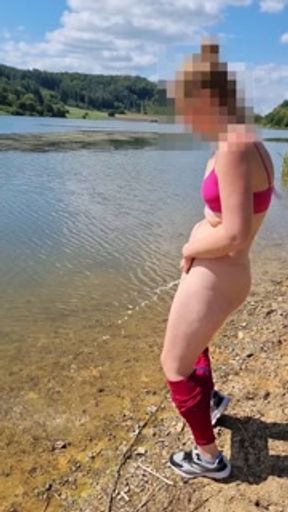 Peeing Publicly in a Lake