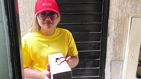 Fat butted delivery girl gets fucked for being late POV