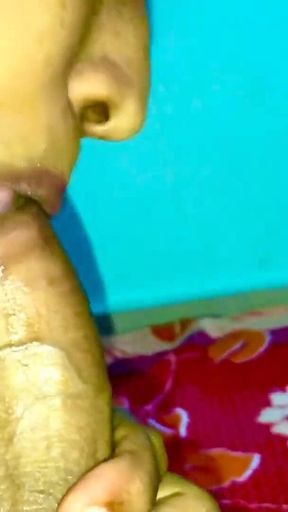 Indian Hijab Muslim Beautiful Girl Deepthroat Blowjob with Cumshot