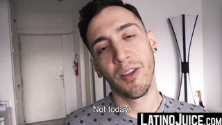 LatinoJuice.com - Alluring latino Herbert shoots out his hot milk while getting fucke