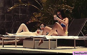 CuteBabe Aria Lee eat her Stepmom Friends Texas Pattis pussy