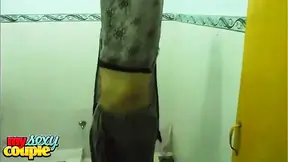 Desi wife takes a sensual shower after wild sex session
