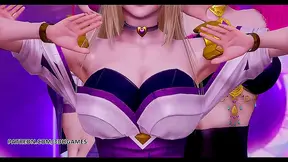 Shy Anime Girl Takes Double Pleasure with Busty Tits and Hot Mouth creampie cumshot