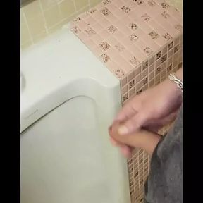 johnholmesjunior caught by stranger shooting huge cum load in nanaimo mens public bathroom