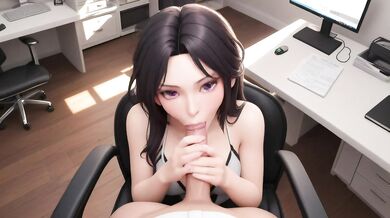 Sloppy Blowjob With Big Tits Gagging Deep Throat Office Business Suit POV