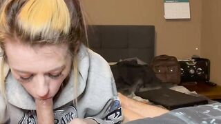 babyybutts bubble blow job Lots of spit bubbles with mouthpie view until the end.