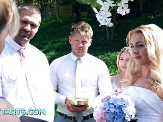 Marrying The Slut - Hawt Bride Suck And Screw Large Wang Of Fortunate Most excellent Guy