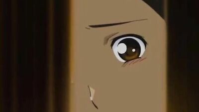 Watch this steamy black-haired hentai babe play with her big tits and get off like a pro!