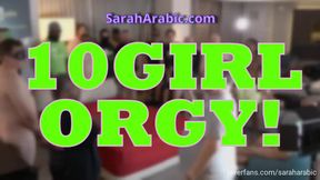 10 Girl vs. 20 Guy ORGY!   [ PART 1]