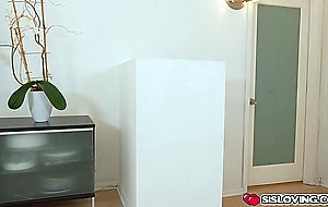 Stepbrother gets some hot surprise from his stepsisters