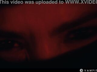 Cosplay Lesbian Vampire Sex - S&m Leather Beauties in Lezdom Sub Dom Play Snatch Eating Session