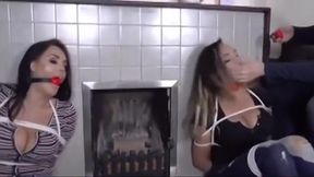 emma and danni hogtied