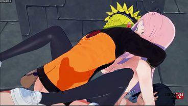 Naruto Boruto Hentai - Double Penetration Vaginal and Anal by Sasuke Uchiha and Naruto Uzumaki - Japanese Asian Manga Anime Game Porn