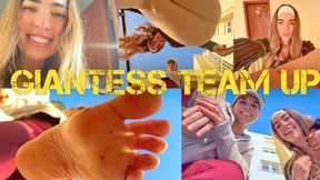 GIANTESS TEAM UP - Gabriela and Kelly 1080