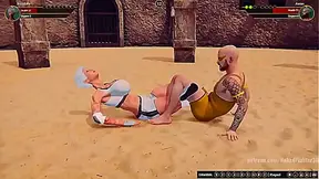 Broadzilla VS Aaron (Naked Fighter 3D)