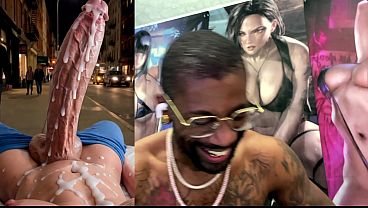 Huge Fucking Transgender BWC Cumming Thicc Fucking Loads In Public, AI Generated