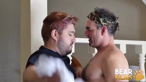 Bearfilms Bears Dino Defrancesco and Alezgi Cage Raw Breed