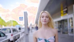 ”Blonde Sex Goddess Kenna James' Stalks the Beaches”