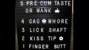 Easy Sissy Joi Game for Fags by Goddess Lana