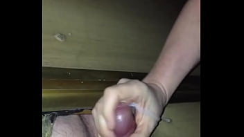 Red head wife glory hole hand job