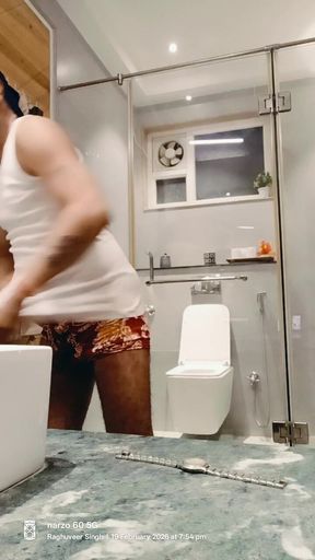 Getting Ready with My Cock Out