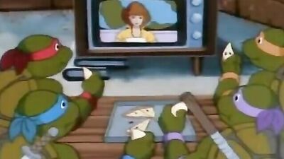 April's nude hentai porn - hot sex with a TMNT