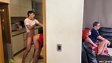 PART 3: I FUCK MY STEPMOM WHILE MY GIRLFRIEND AND STEPDAD WATCH TV