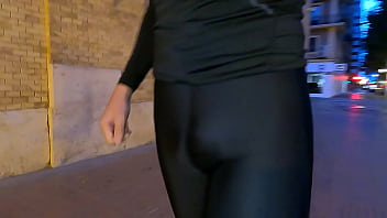 Going out in sexy tight sport clothing Public exhibitionist (PREVIEW)
