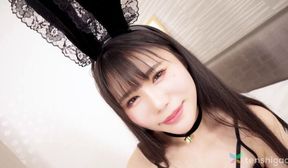 sexy bunny kei muto came to suck our dick today